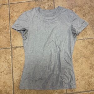 Light grey workout shirt